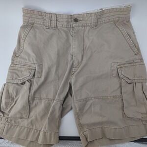 Polo Ralph Lauren Men's Khaki Cotton Classic Cargo Military Army Chino Shorts 35